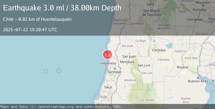 Map of OFFSHORE COQUIMBO, CHILE