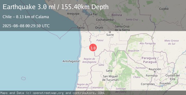 Map of POTOSI, BOLIVIA
