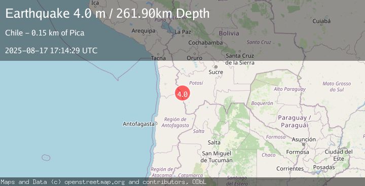 Map of POTOSI, BOLIVIA