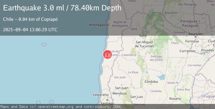 Map of ATACAMA, CHILE