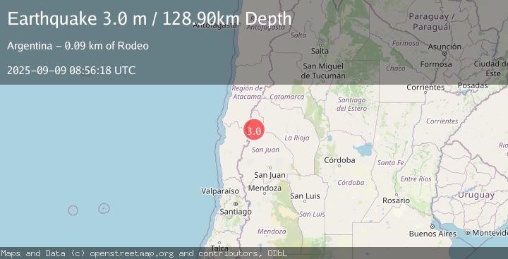 Map of SAN JUAN, ARGENTINA