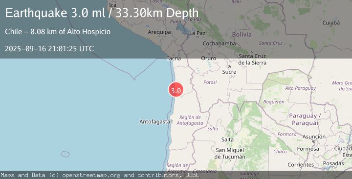 Map of TARAPACA, CHILE