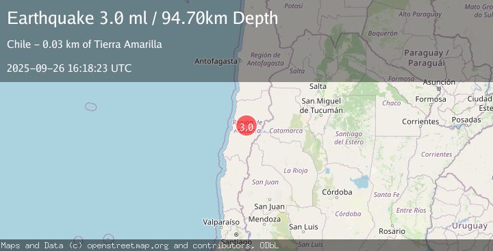Map of ATACAMA, CHILE
