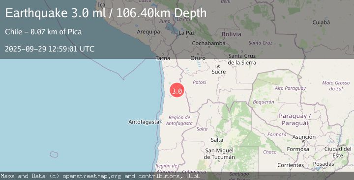 Map of TARAPACA, CHILE