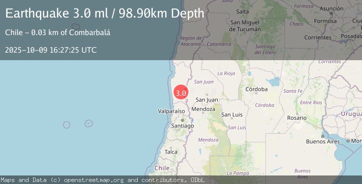 Map of COQUIMBO, CHILE
