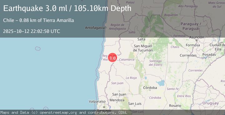 Map of ATACAMA, CHILE