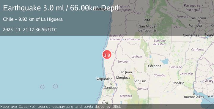 Map of COQUIMBO, CHILE
