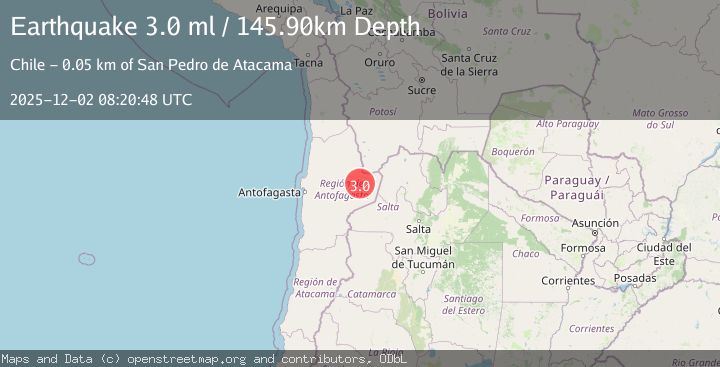 Map of ANTOFAGASTA, CHILE