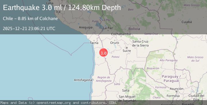 Map of TARAPACA, CHILE