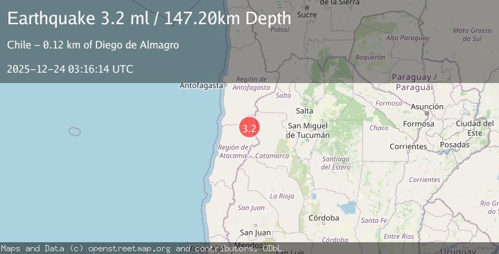Map of ATACAMA, CHILE
