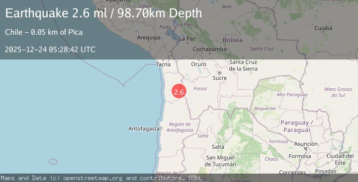Map of TARAPACA, CHILE
