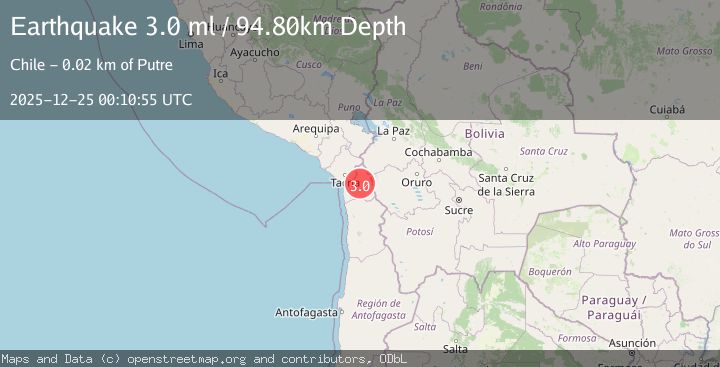 Map of TARAPACA, CHILE
