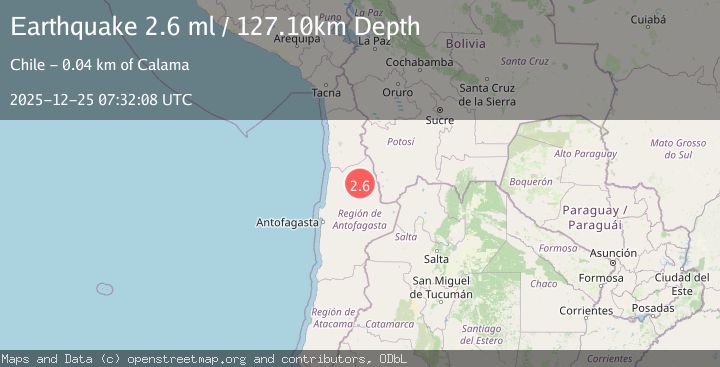 Map of ANTOFAGASTA, CHILE
