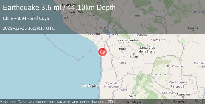 Map of TARAPACA, CHILE