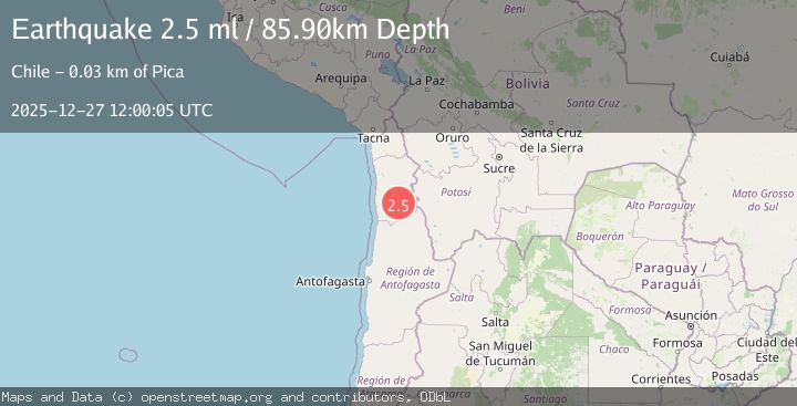 Map of TARAPACA, CHILE