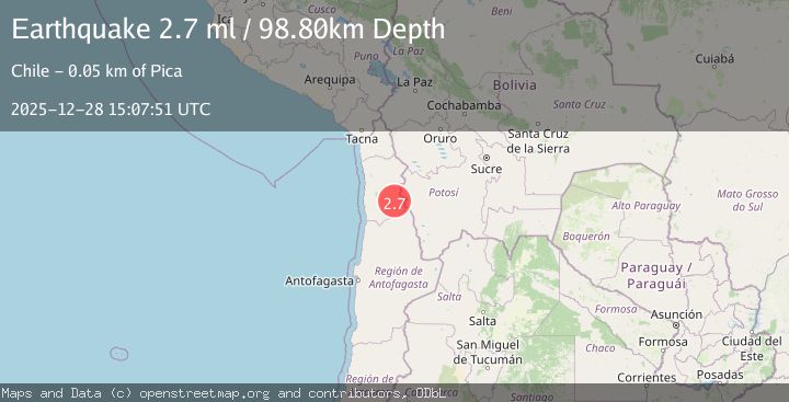 Map of TARAPACA, CHILE