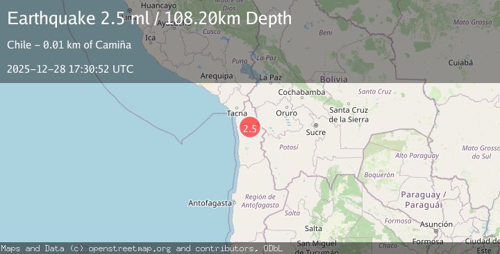 Map of TARAPACA, CHILE