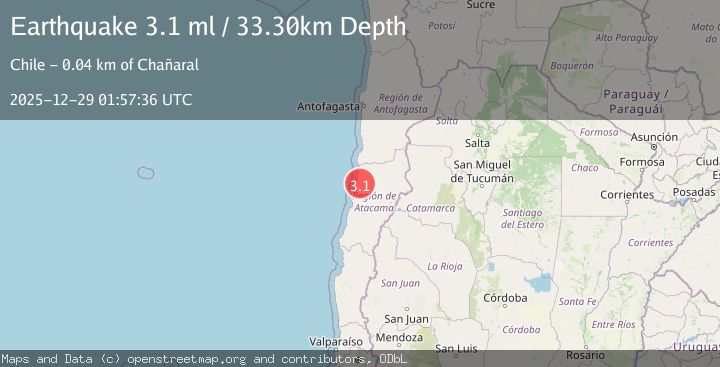 Map of ATACAMA, CHILE