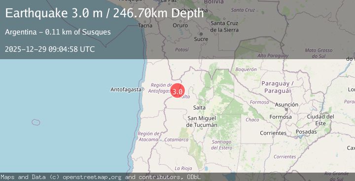 Map of ANTOFAGASTA, CHILE