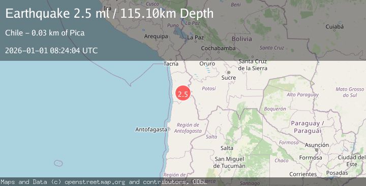 Map of TARAPACA, CHILE