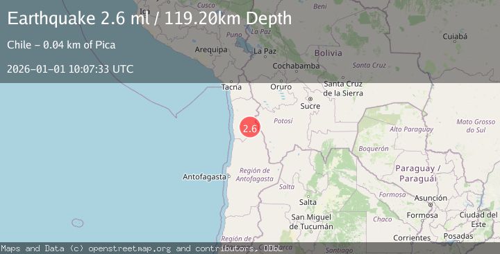 Map of TARAPACA, CHILE