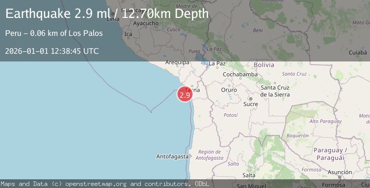 Map of OFFSHORE TARAPACA, CHILE