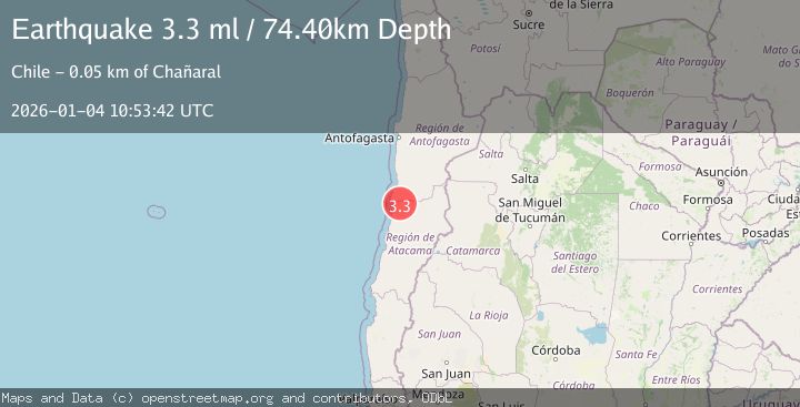 Map of ATACAMA, CHILE