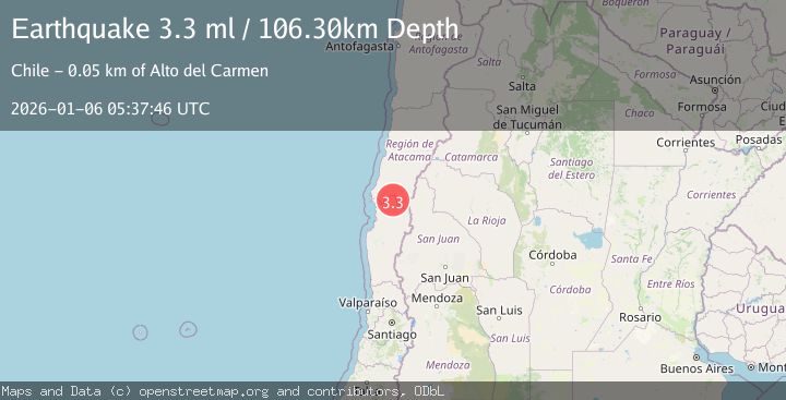 Map of COQUIMBO, CHILE