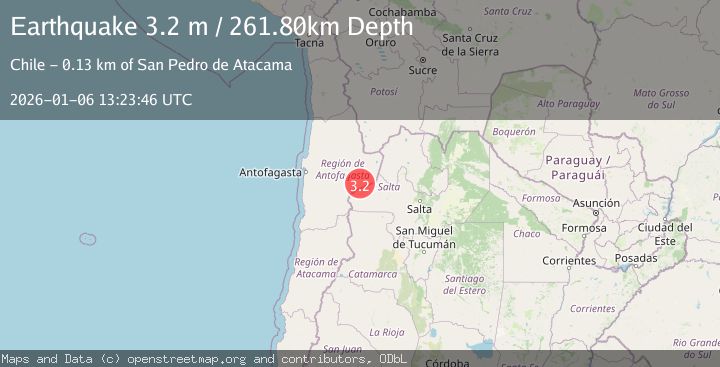 Map of ANTOFAGASTA, CHILE