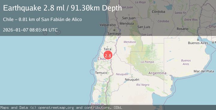 Map of BIO-BIO, CHILE