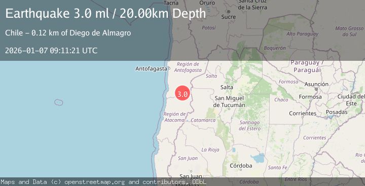 Map of ATACAMA, CHILE