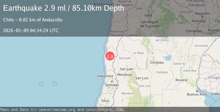 Map of COQUIMBO, CHILE