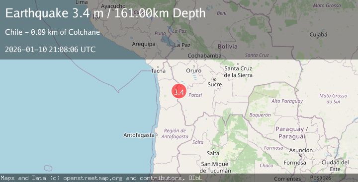 Map of POTOSI, BOLIVIA