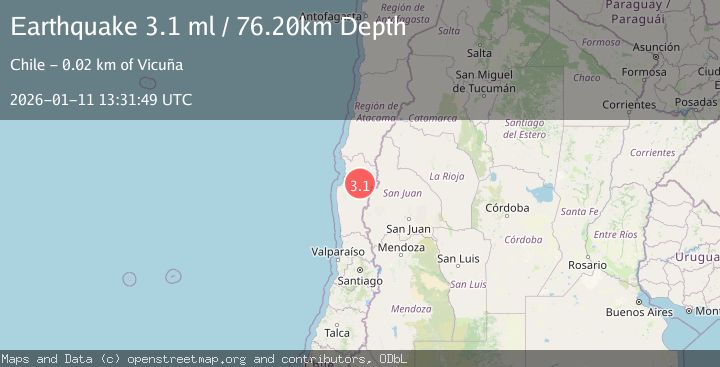 Map of COQUIMBO, CHILE
