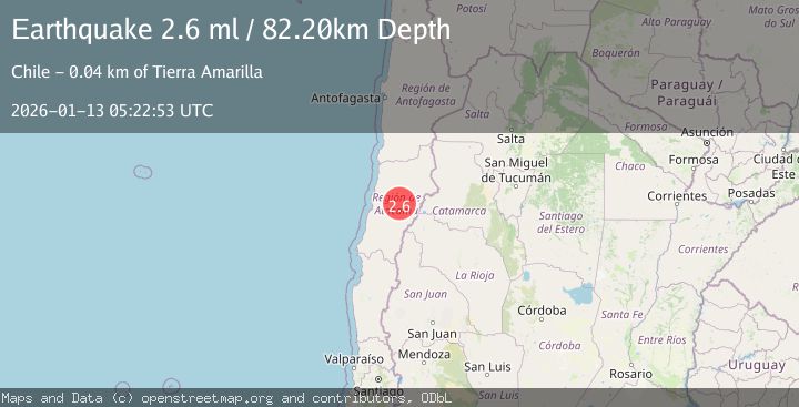 Map of ATACAMA, CHILE