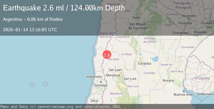 Map of SAN JUAN, ARGENTINA