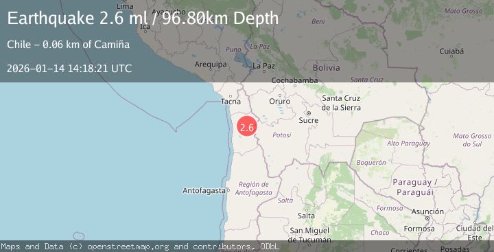Map of TARAPACA, CHILE