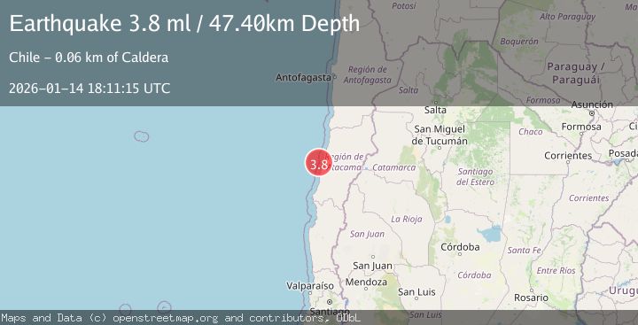 Map of OFFSHORE ATACAMA, CHILE