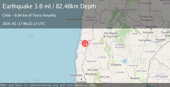 Map of ATACAMA, CHILE