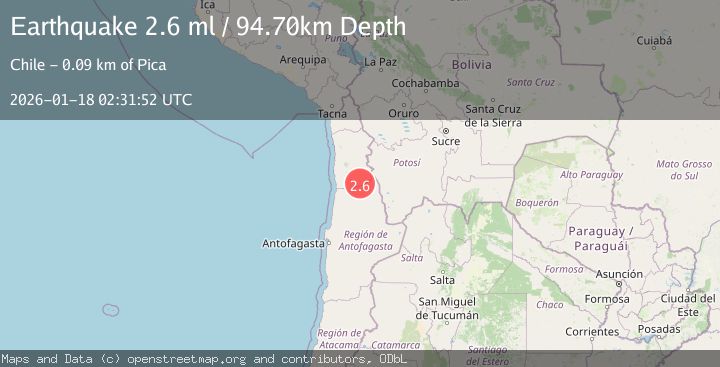 Map of TARAPACA, CHILE