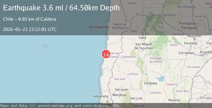 Map of ATACAMA, CHILE