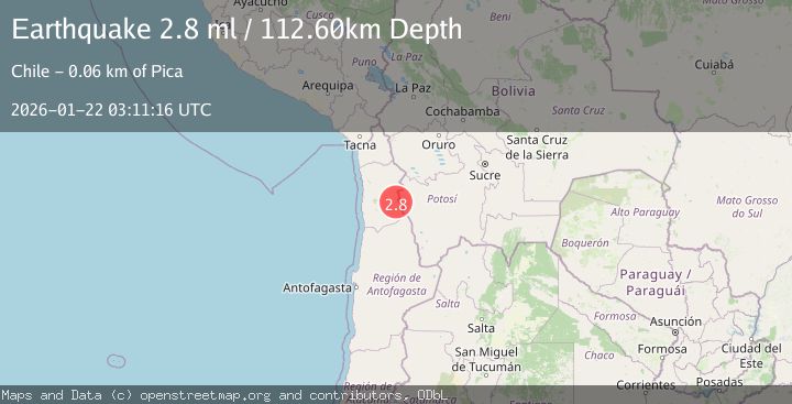 Map of TARAPACA, CHILE