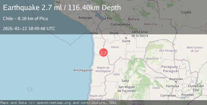 Map of TARAPACA, CHILE