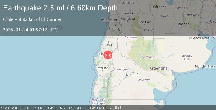 Map of BIO-BIO, CHILE