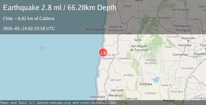 Map of ATACAMA, CHILE