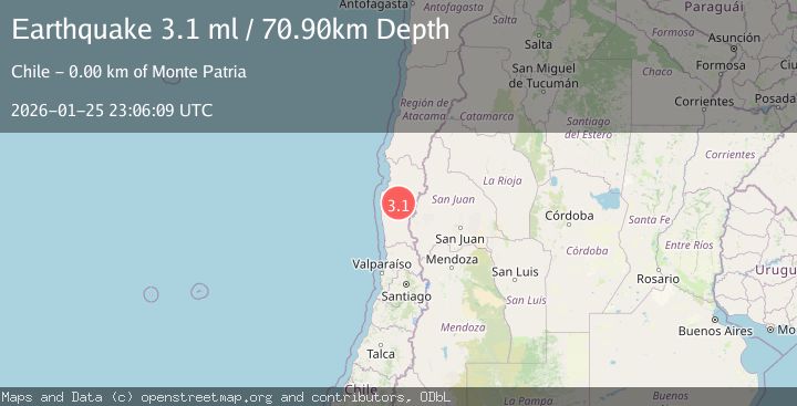 Map of COQUIMBO, CHILE