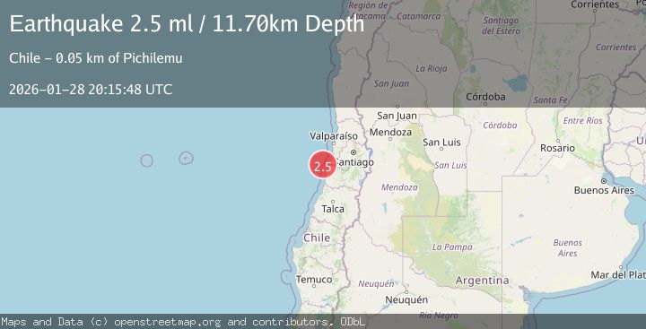Map of OFFSHORE O'HIGGINS, CHILE