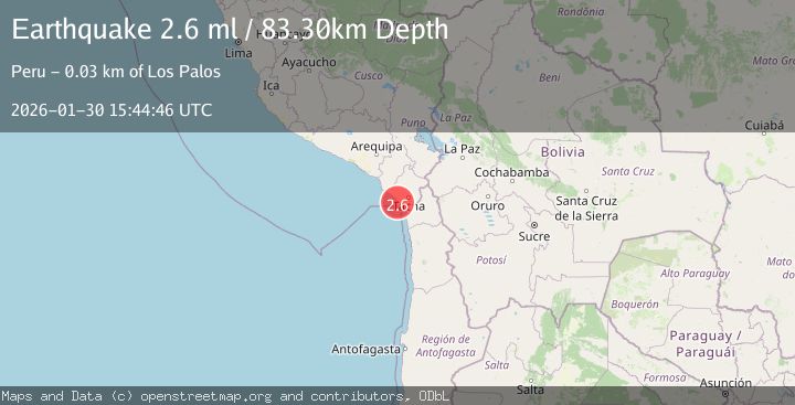 Map of OFFSHORE TARAPACA, CHILE