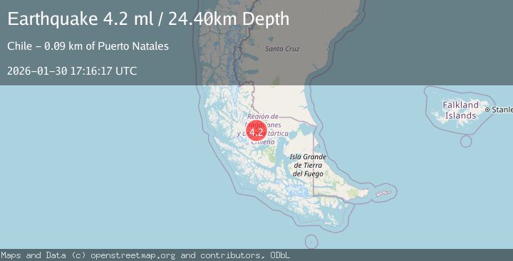 Map of MAGALLANES, CHILE