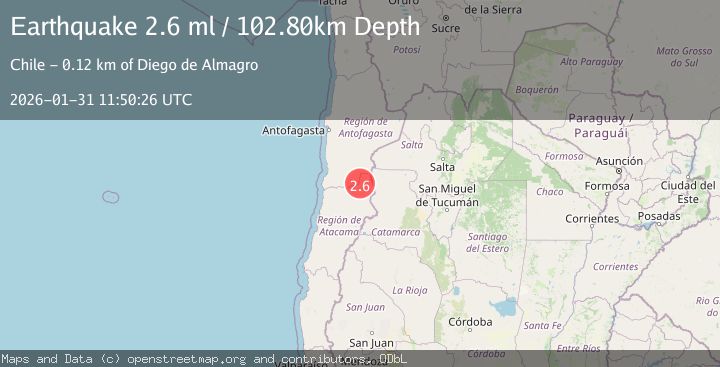 Map of ATACAMA, CHILE